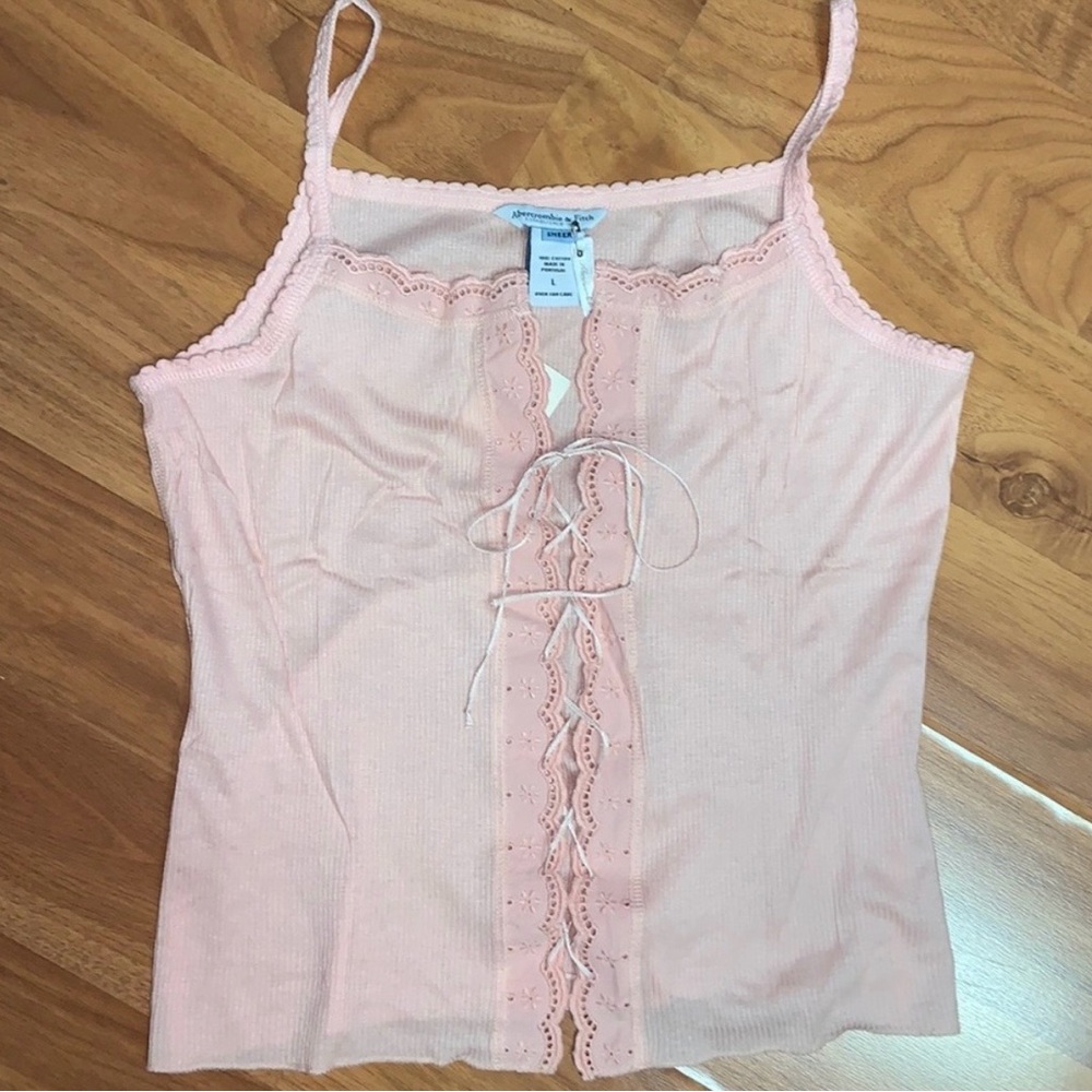 Y2k Abercrombie & fitch sheer sleep Camisole Top